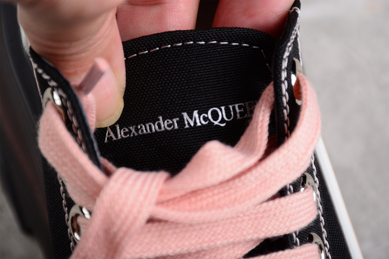 Alexander Mcqueen Sneaker Black/White/Pink 13