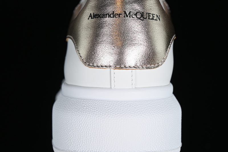 Alexander Mcqueen White/Gold/Silver 9