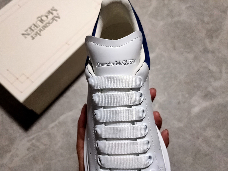 Alexander Mcqueen Sneakers White/White/Navy Blue 5