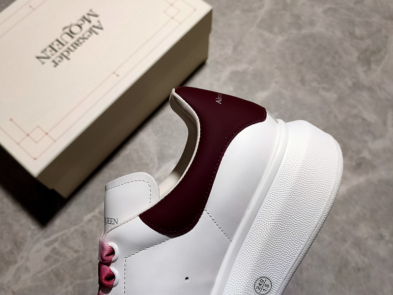 Alexander Mcqueen Sneakers White/White/Wine Red 5