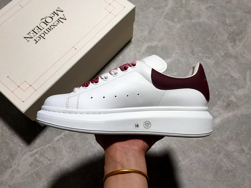 Alexander Mcqueen Sneakers White/White/Wine Red 7