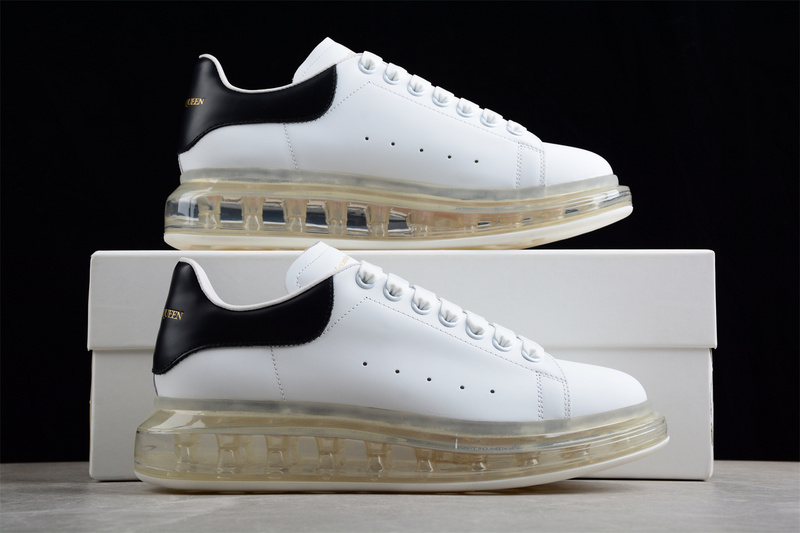 Alexander Mcqueen Air Cushion Sneakers White/White/Black 29