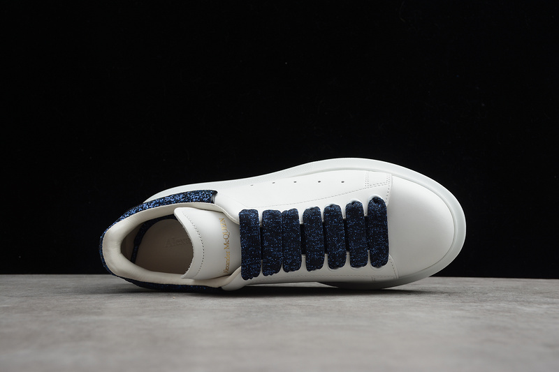 Alexander Mcqueen Shoes White/Navy Blue 5