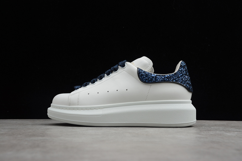 Alexander Mcqueen Shoes White/Navy Blue 7