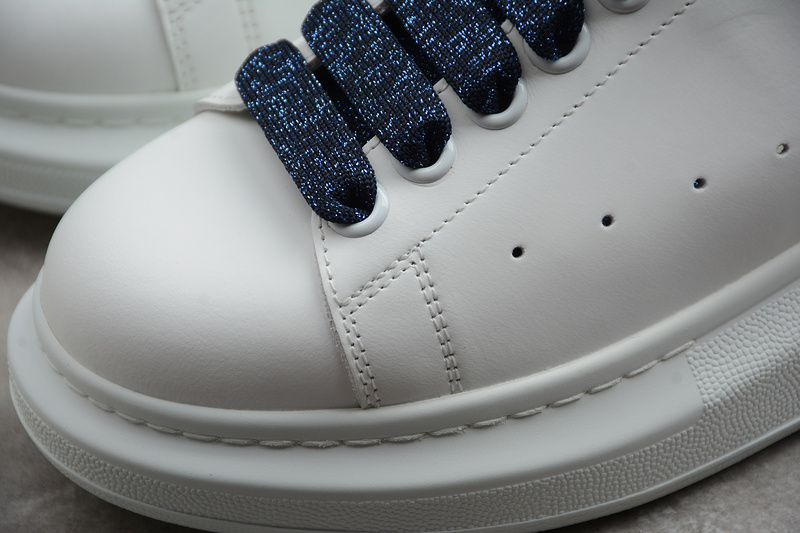 Alexander Mcqueen Shoes White/Navy Blue 17