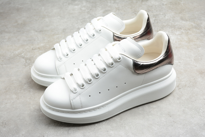 Alexander Mcqueen Shoes White/White/Silver 7