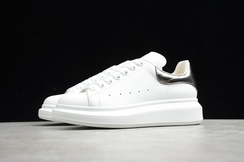 Alexander Mcqueen Shoes White/White/Silver 11