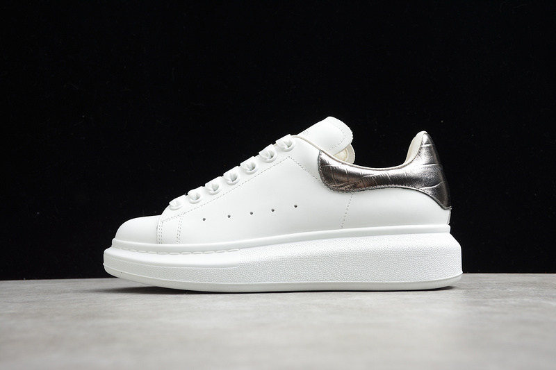 Alexander Mcqueen Shoes White/White/Silver 29