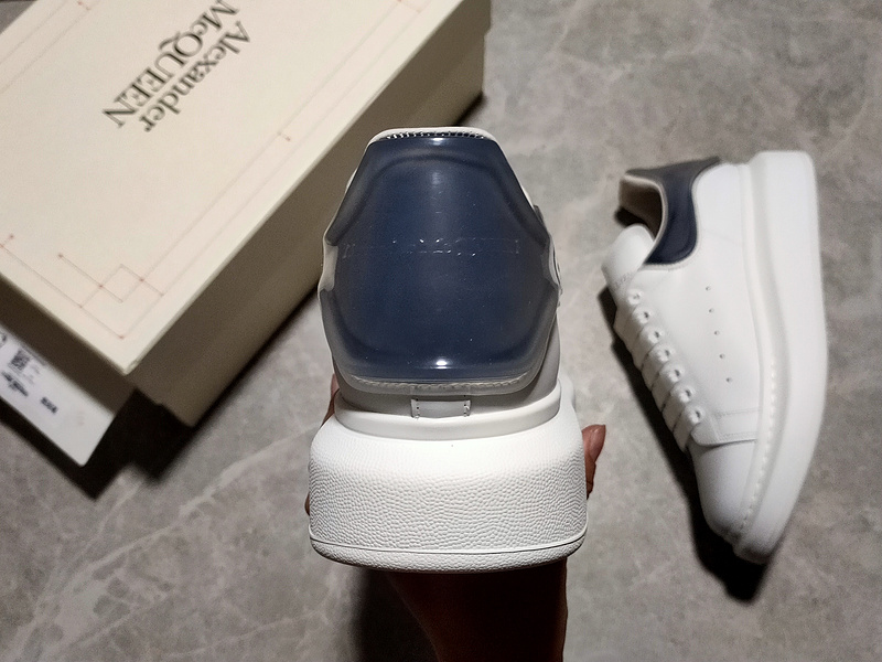 Alexander Mcqueen Sneakers White/White/Navy Blue 5