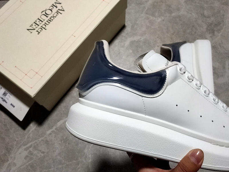 Alexander Mcqueen Sneakers White/White/Navy Blue 11