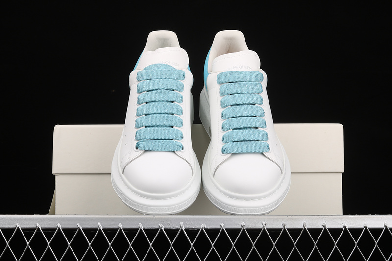 Alexander Mcqueen White/White/Light Blue 19