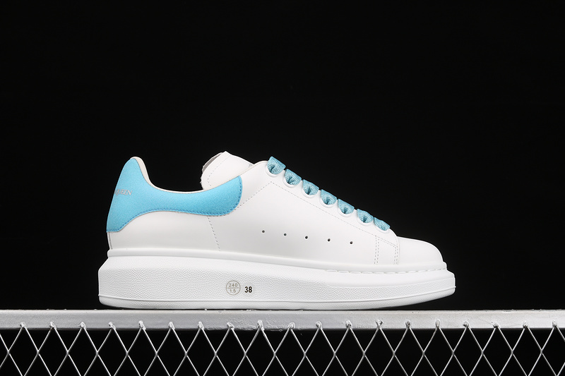 Alexander Mcqueen White/White/Light Blue 35