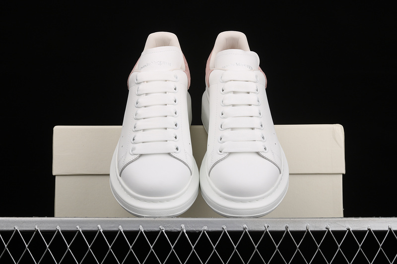 Alexander Mcqueen White/White/Light Pink 33