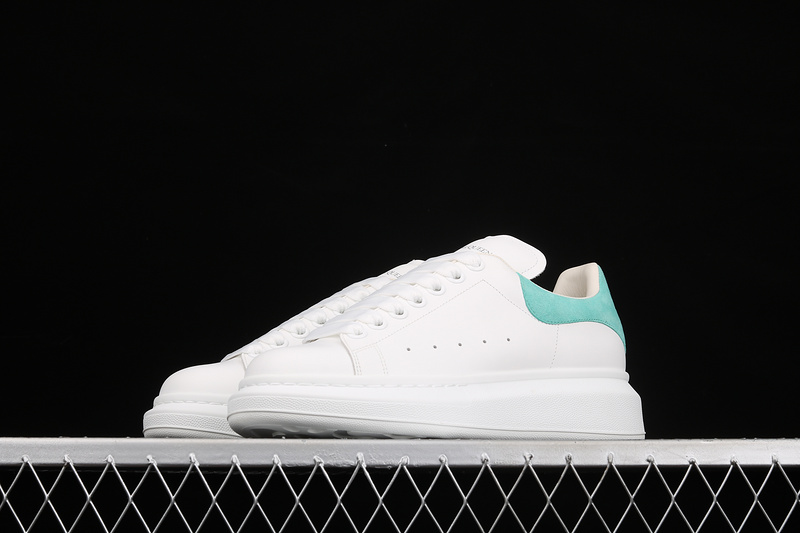 Alexander Mcqueen White/White/Mint Green 9