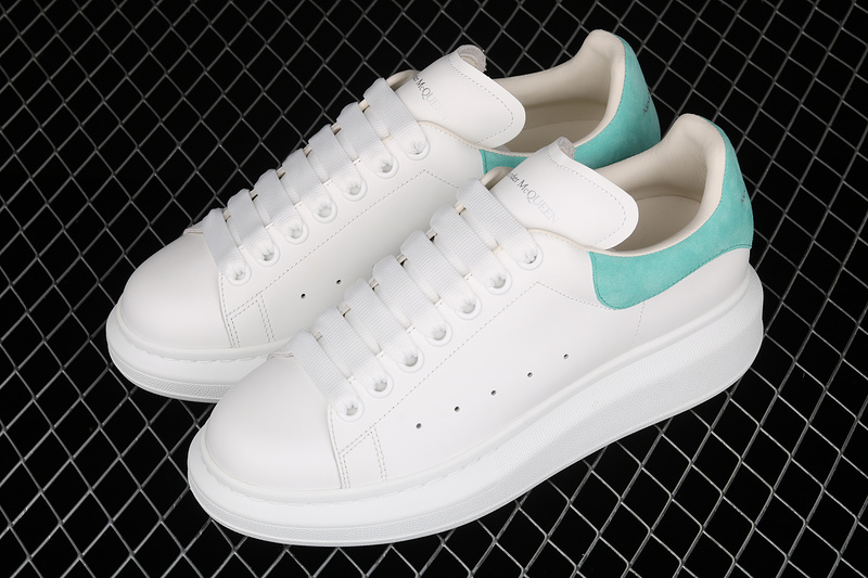 Alexander Mcqueen White/White/Mint Green 31