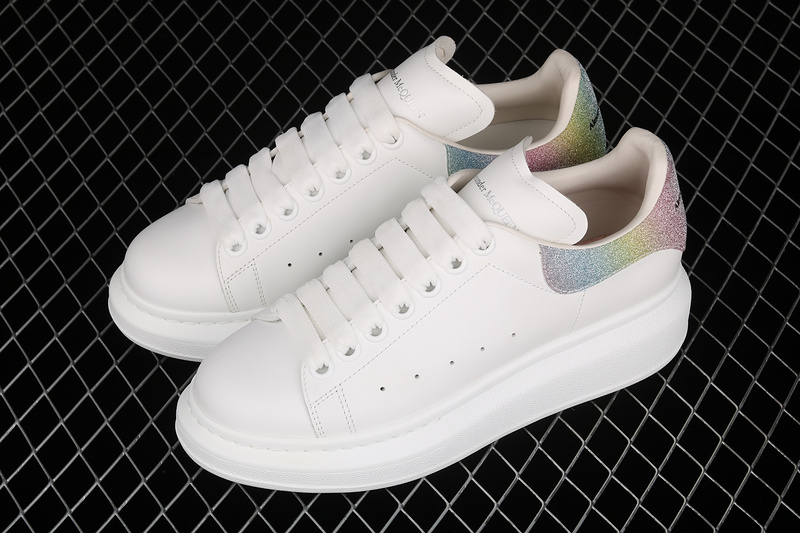 Alexander Mcqueen White/White/Multi-Color 5