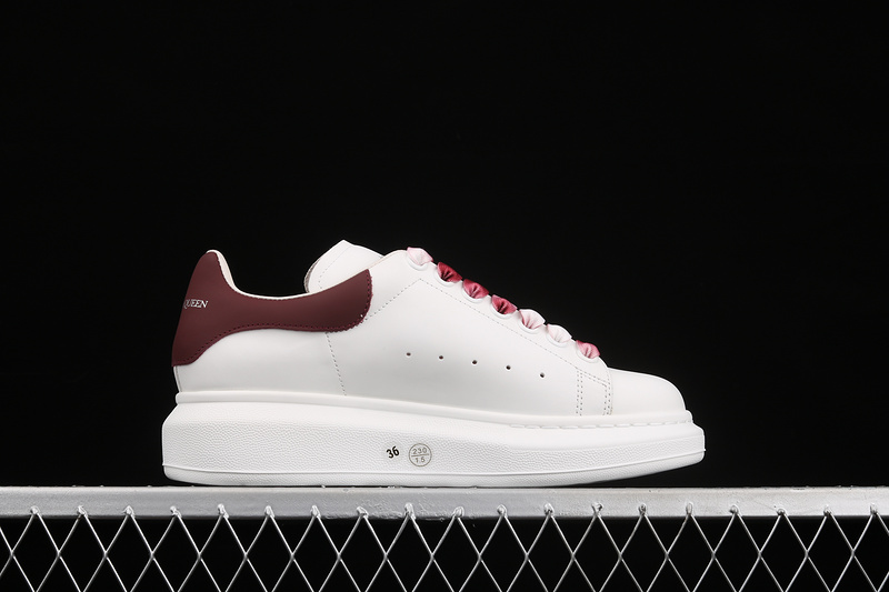 Alexander Mcqueen White/White/Wine Red 5