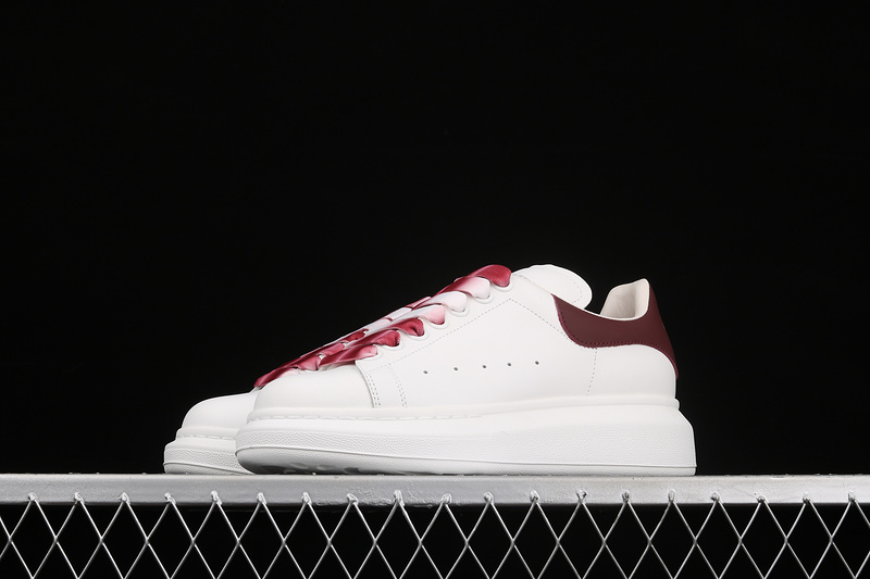 Alexander Mcqueen White/White/Wine Red 7