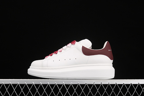 Alexander Mcqueen White/White/Wine Red 11