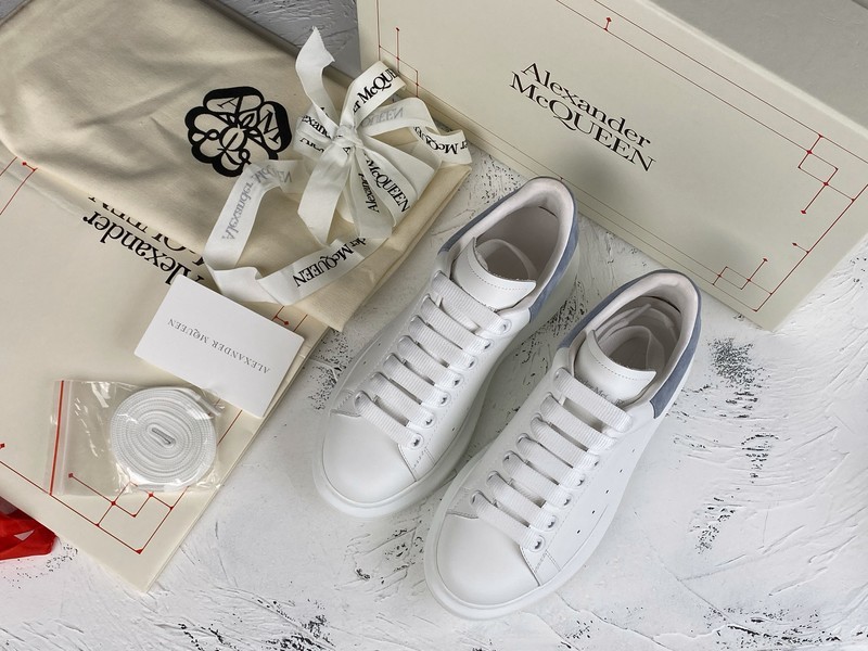 Alexander Mcqueen White/White/Blue 41