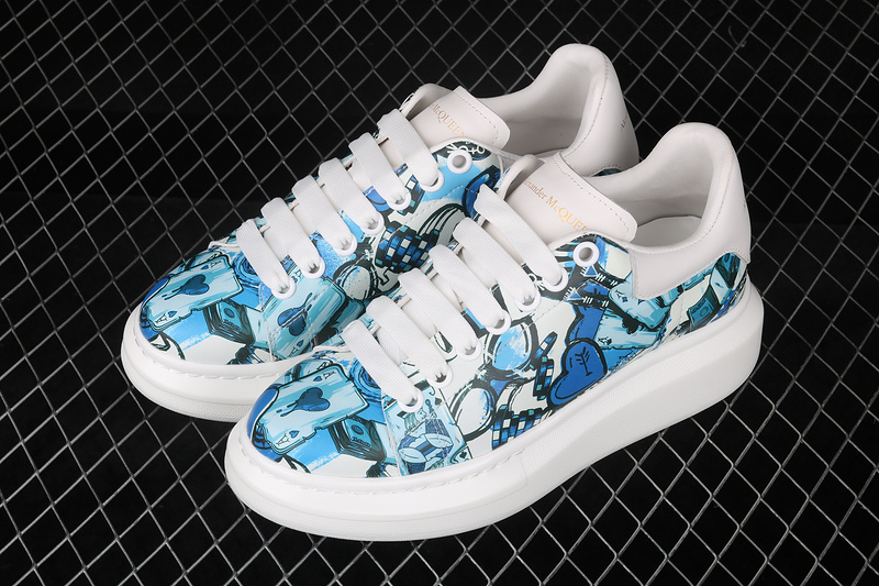 Alexander Mcqueen Sole Sneakers White/Blue/White 11