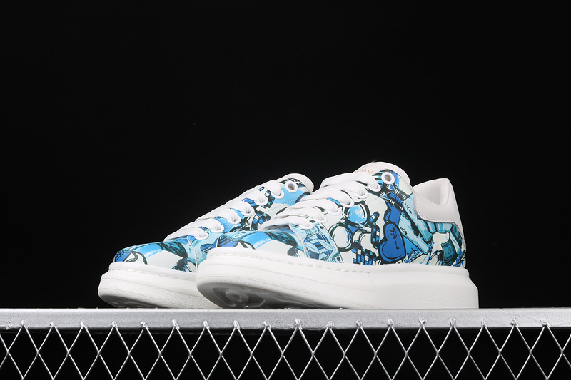 Alexander Mcqueen Sole Sneakers White/Blue/White 13