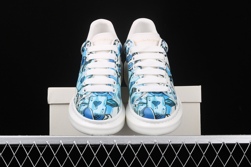 Alexander Mcqueen Sole Sneakers White/Blue/White 17