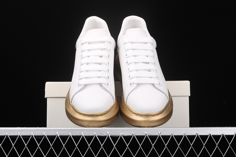 Alexander Mcqueen Sole Sneakers White/White/Gold 5