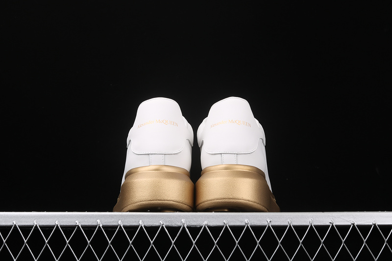 Alexander Mcqueen Sole Sneakers White/White/Gold 7