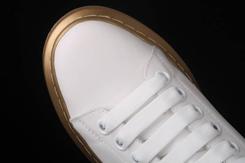 Alexander Mcqueen Sole Sneakers White/White/Gold 25