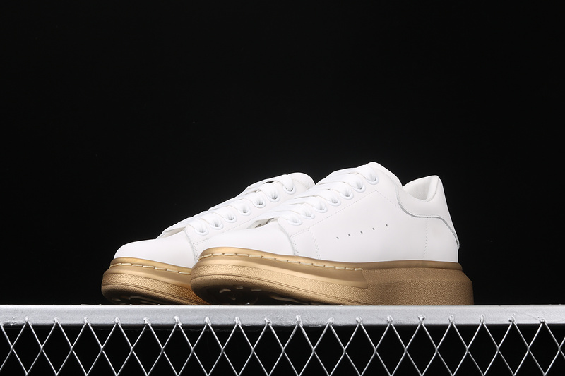 Alexander Mcqueen Sole Sneakers White/White/Gold 27