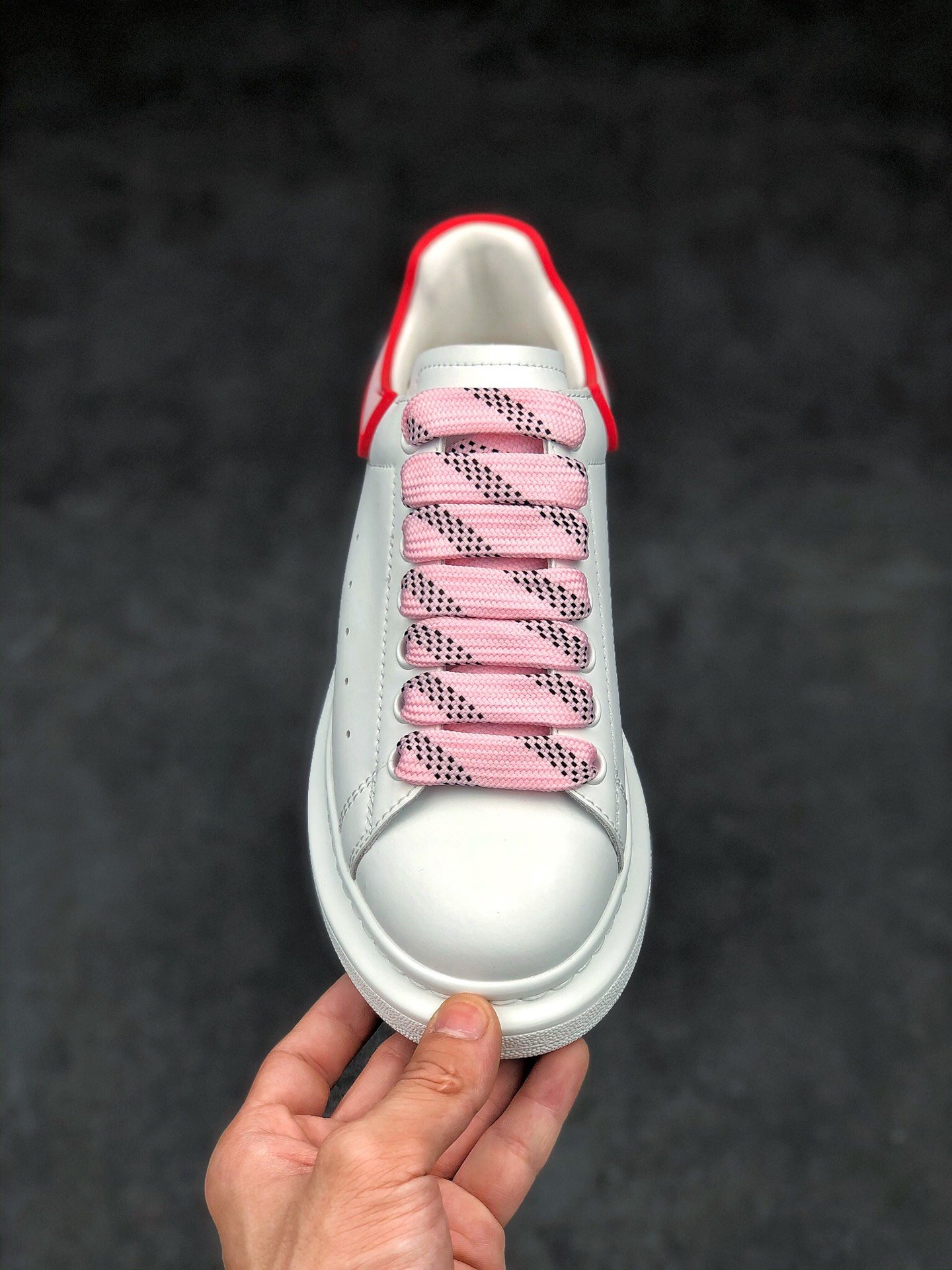 Alexander Mcqueen White/Light Pink/Red 13