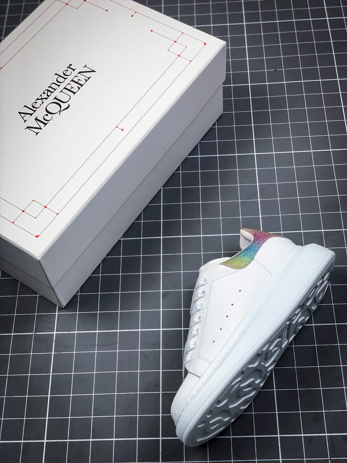 Alexander Mcqueen Sole Sneakers White/White/Colorful 3