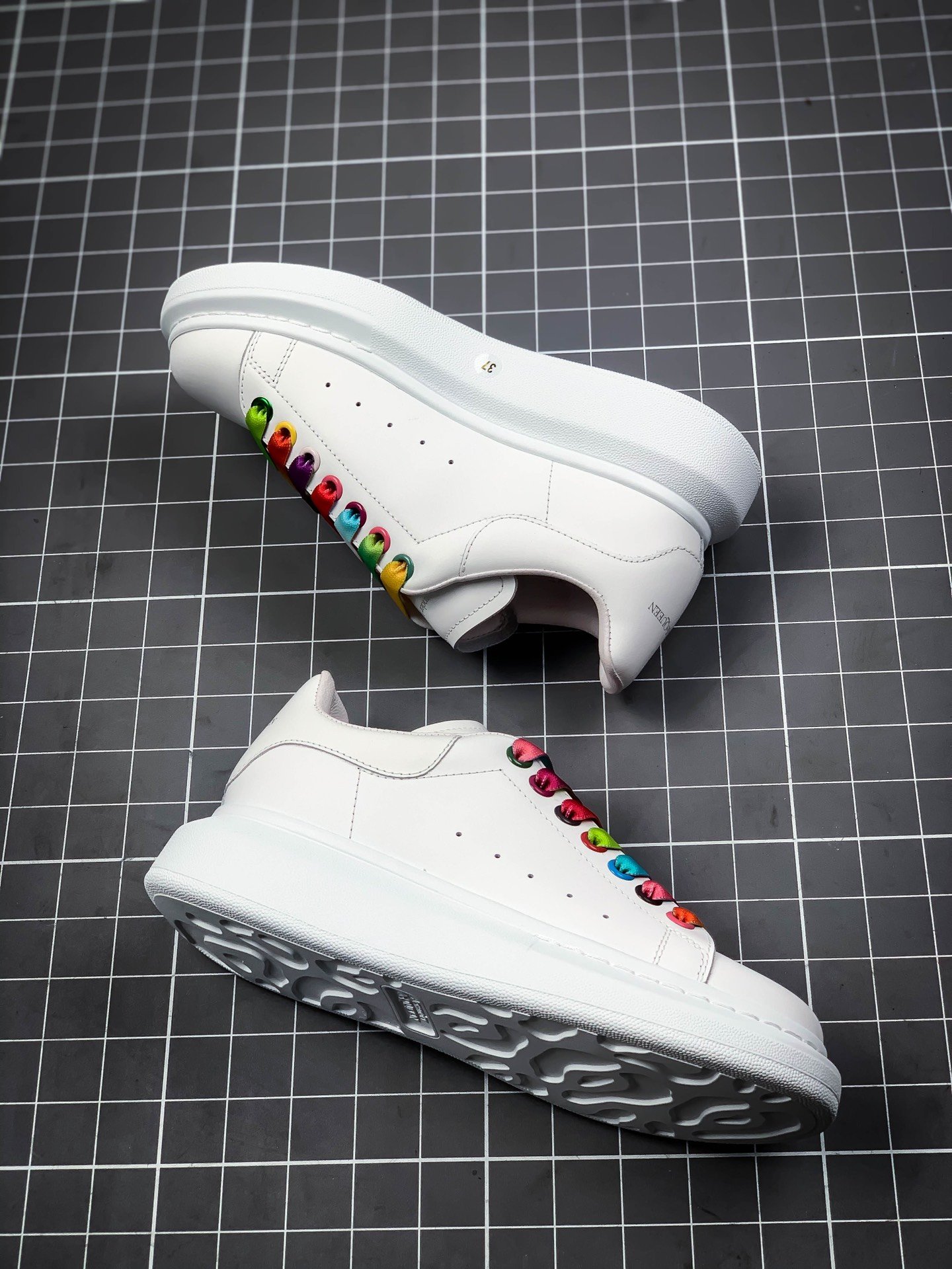 Alexander Mcqueen Sole Sneakers White/White/Multi-Color 15