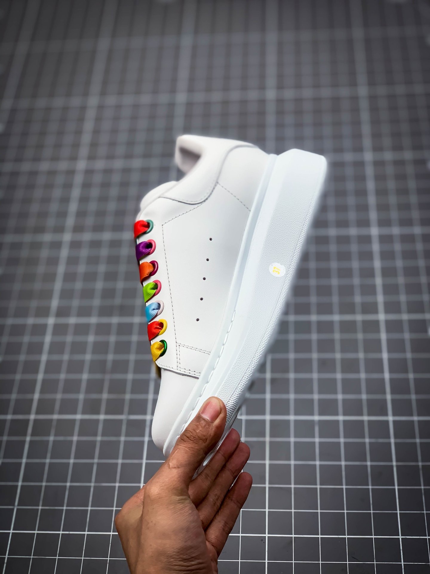 Alexander Mcqueen Sole Sneakers White/White/Multi-Color 17