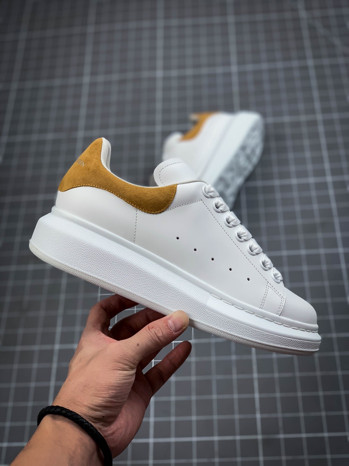 Alexander Mcqueen White/White/Brown 11