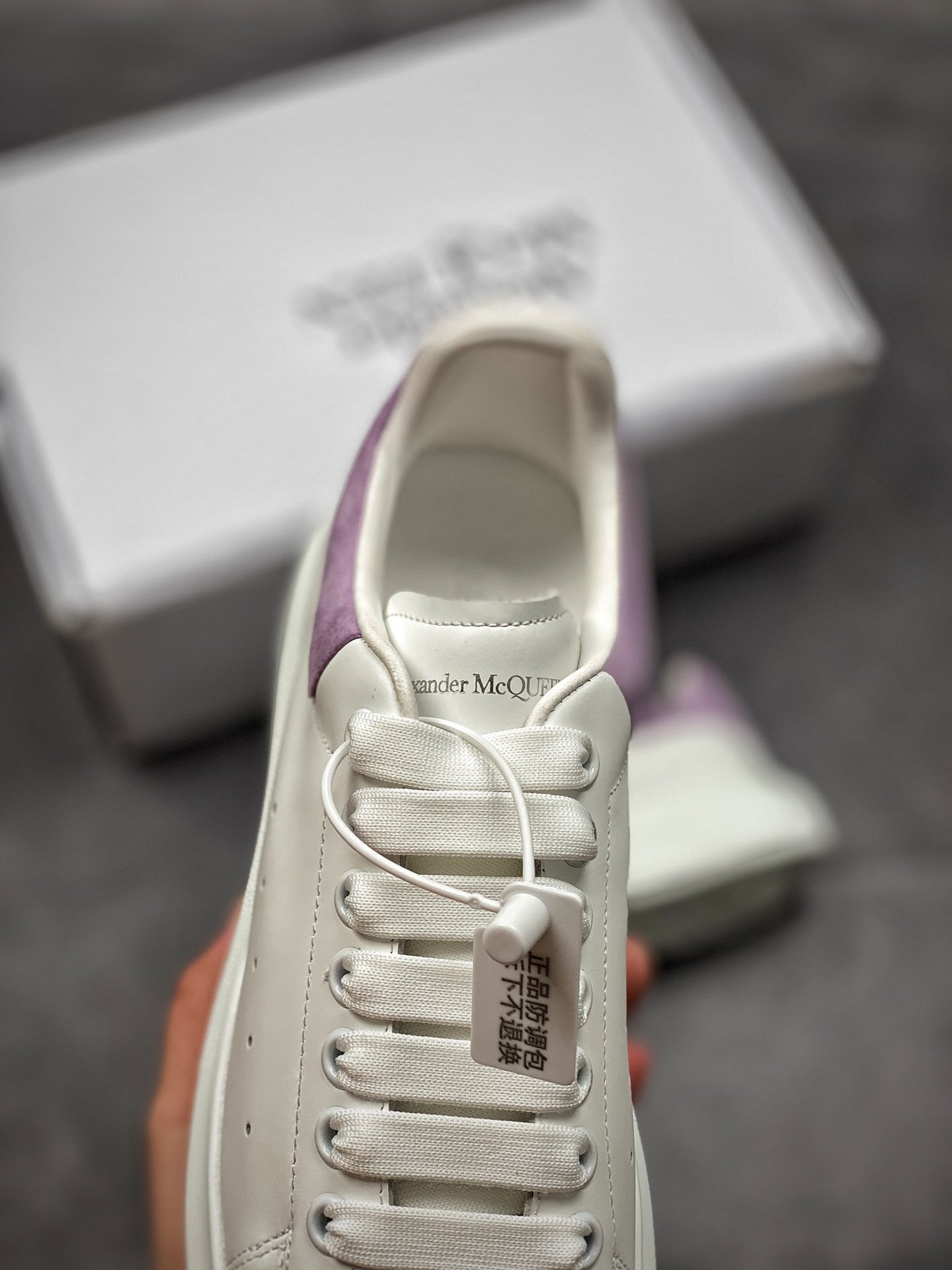 Alexander Mcqueen White/White/Purple 5