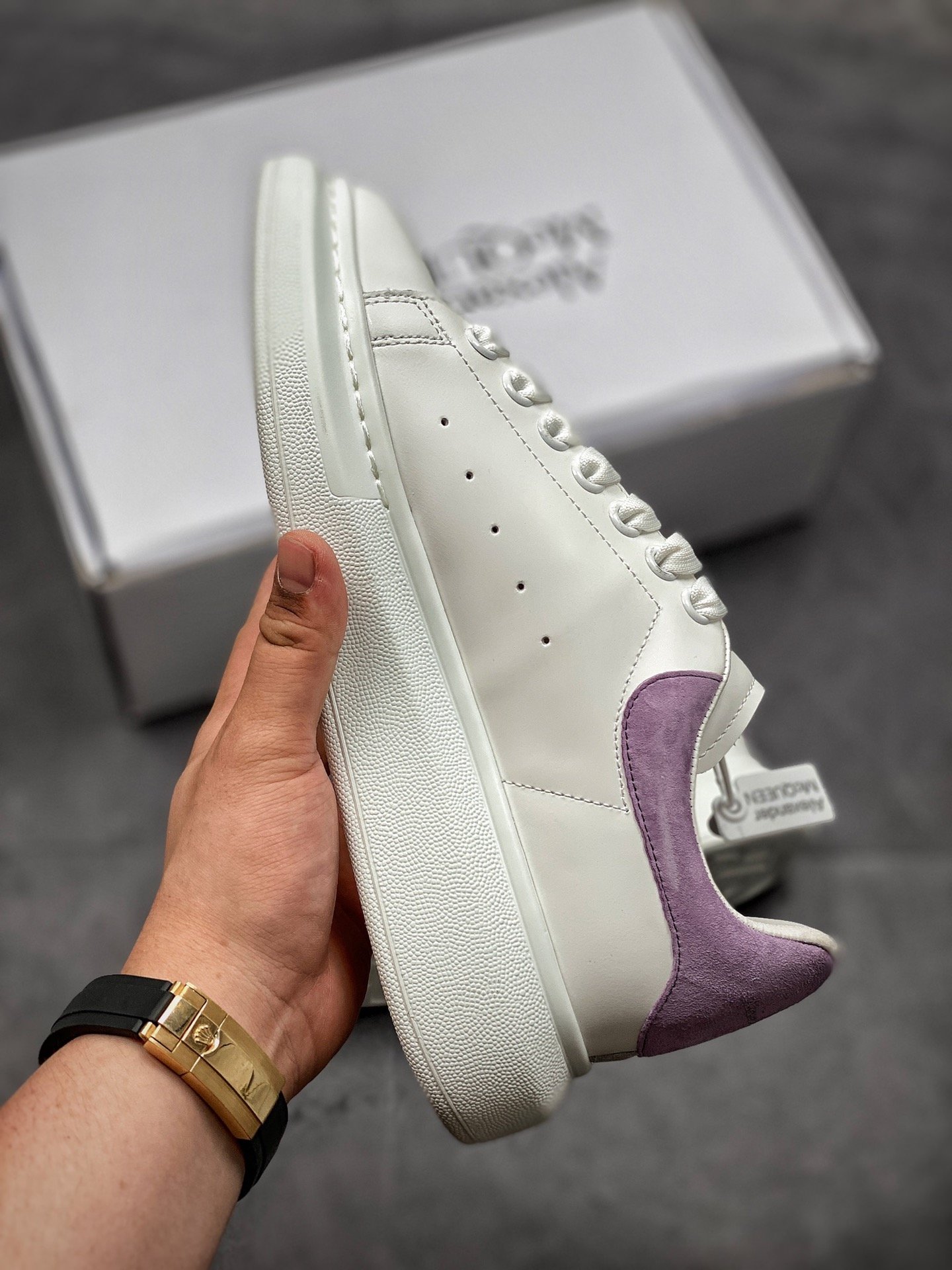 Alexander Mcqueen White/White/Purple 11