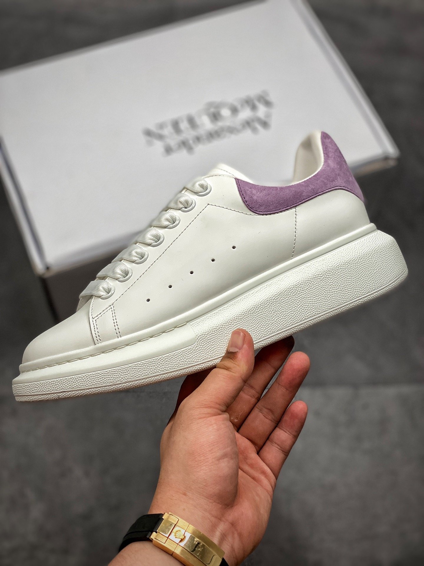 Alexander Mcqueen White/White/Purple 13