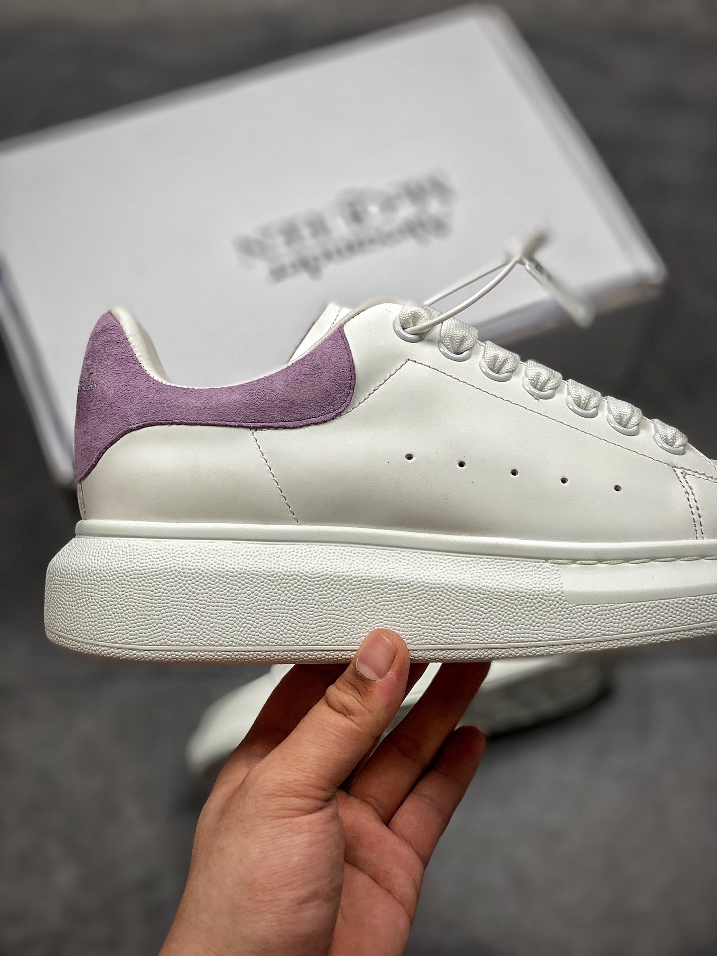 Alexander Mcqueen White/White/Purple 15