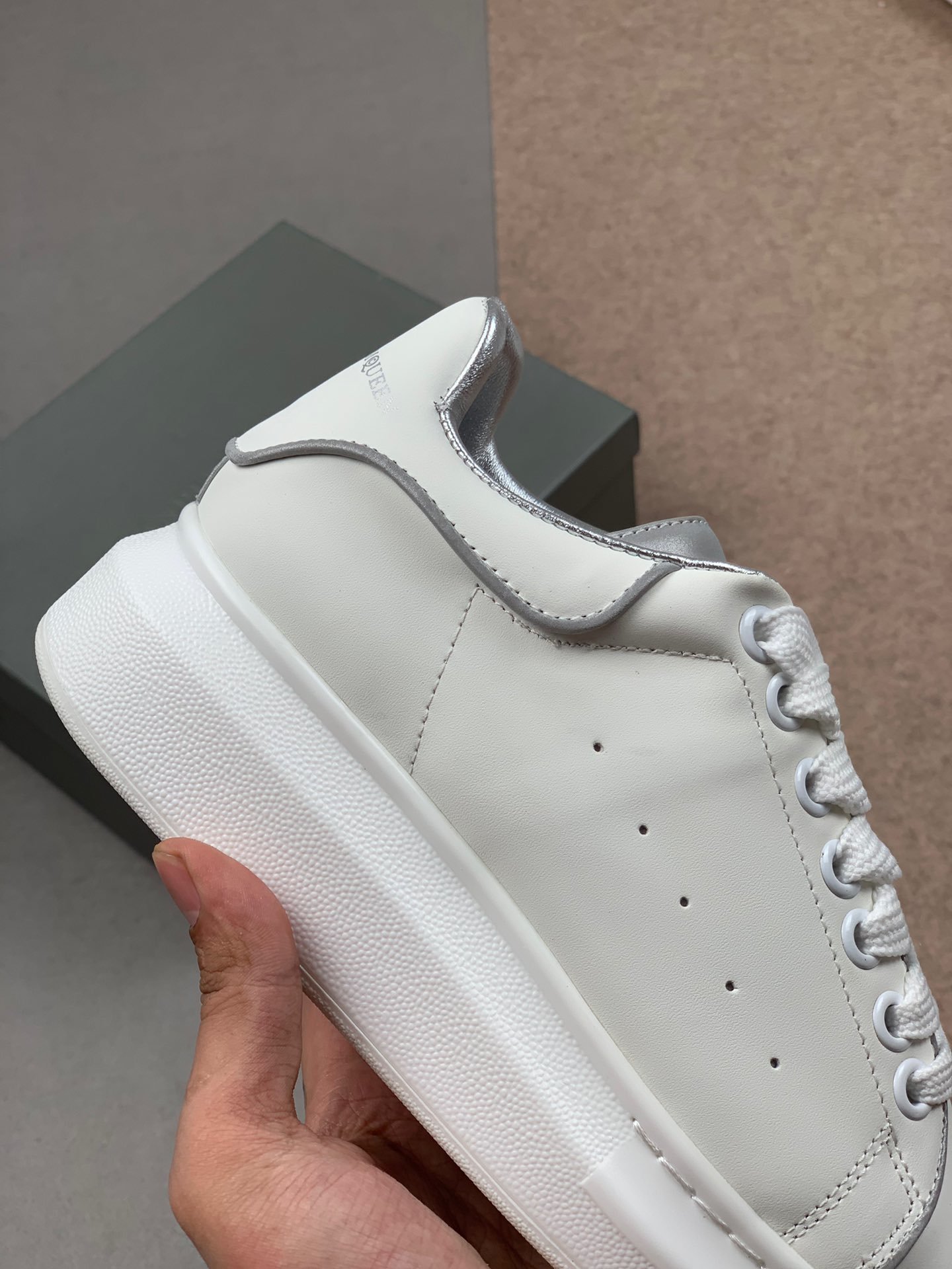 Alexander Mcqueen Sole Sneakers Light Grey/White 5