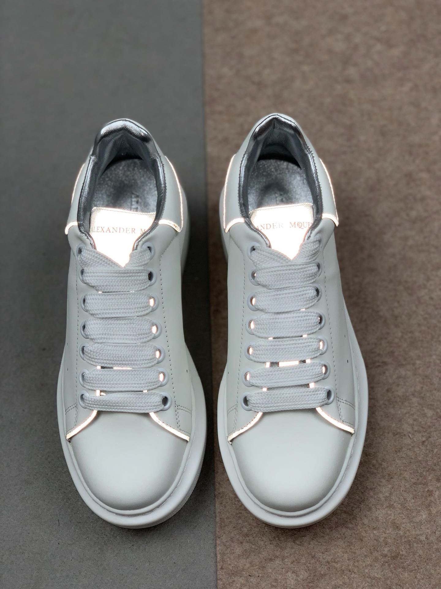 Alexander Mcqueen Sole Sneakers Light Grey/White 9