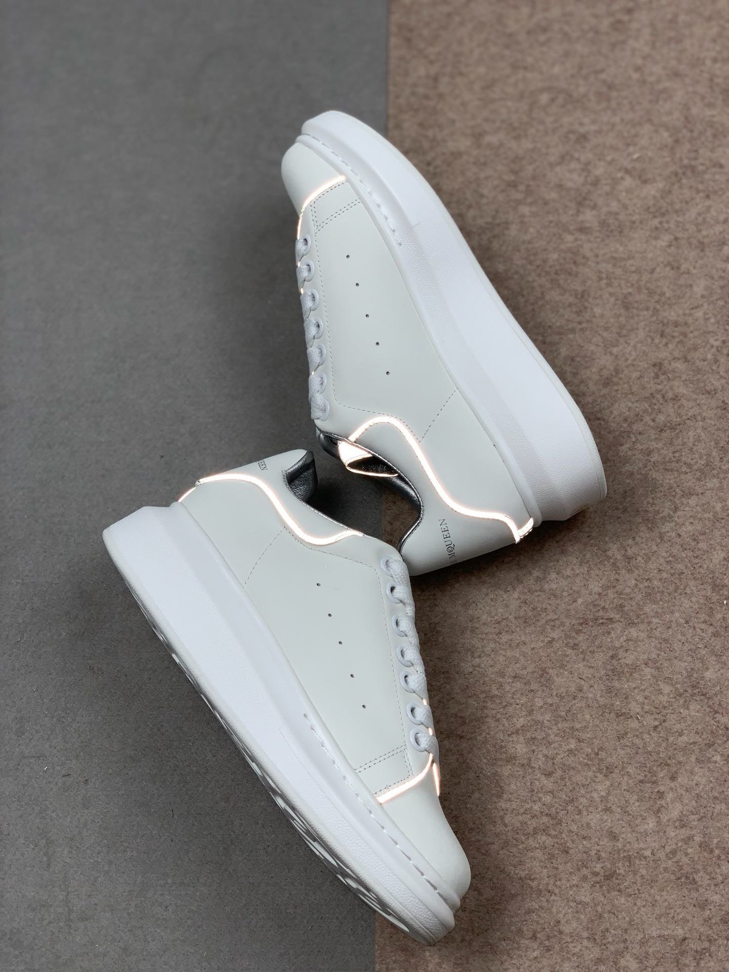 Alexander Mcqueen Sole Sneakers Light Grey/White 13