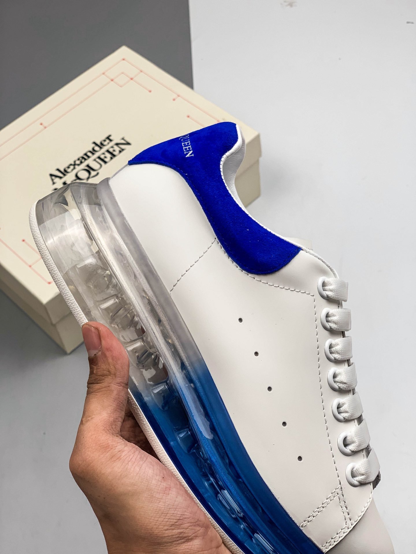 Alexander Mcqueen Sole Sneakers White/Blue 7