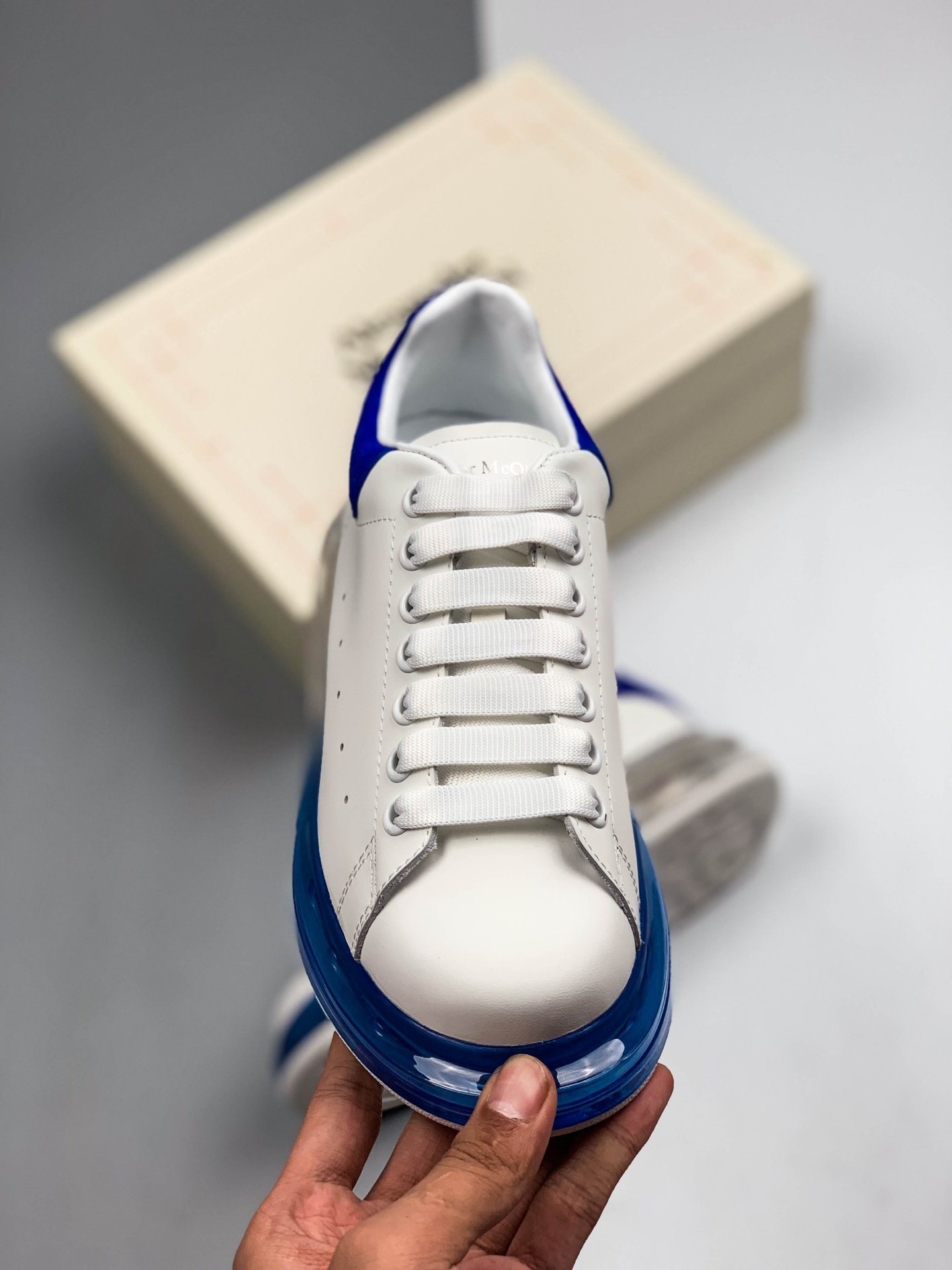 Alexander Mcqueen Sole Sneakers White/Blue 13