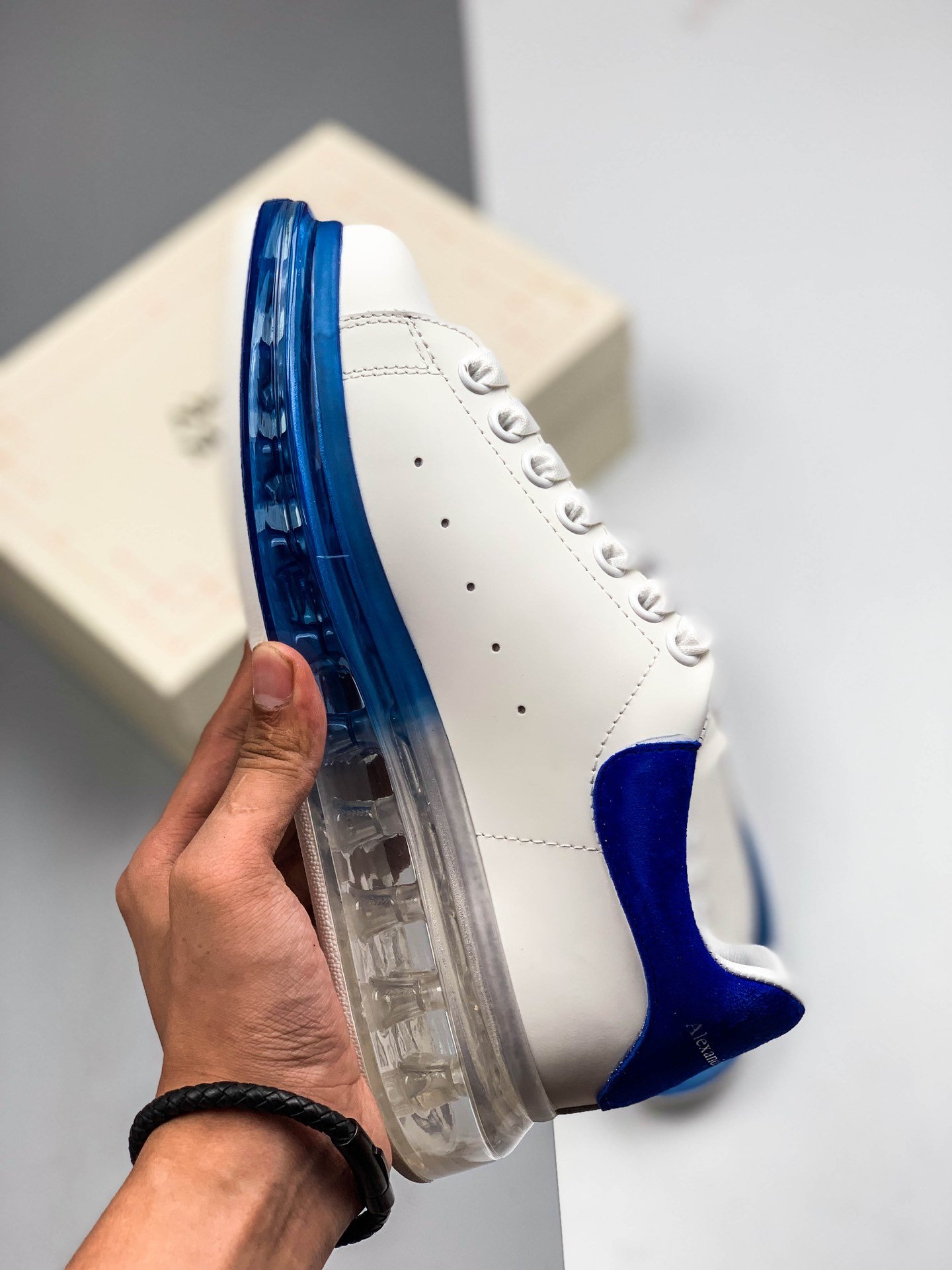 Alexander Mcqueen Sole Sneakers White/Blue 17