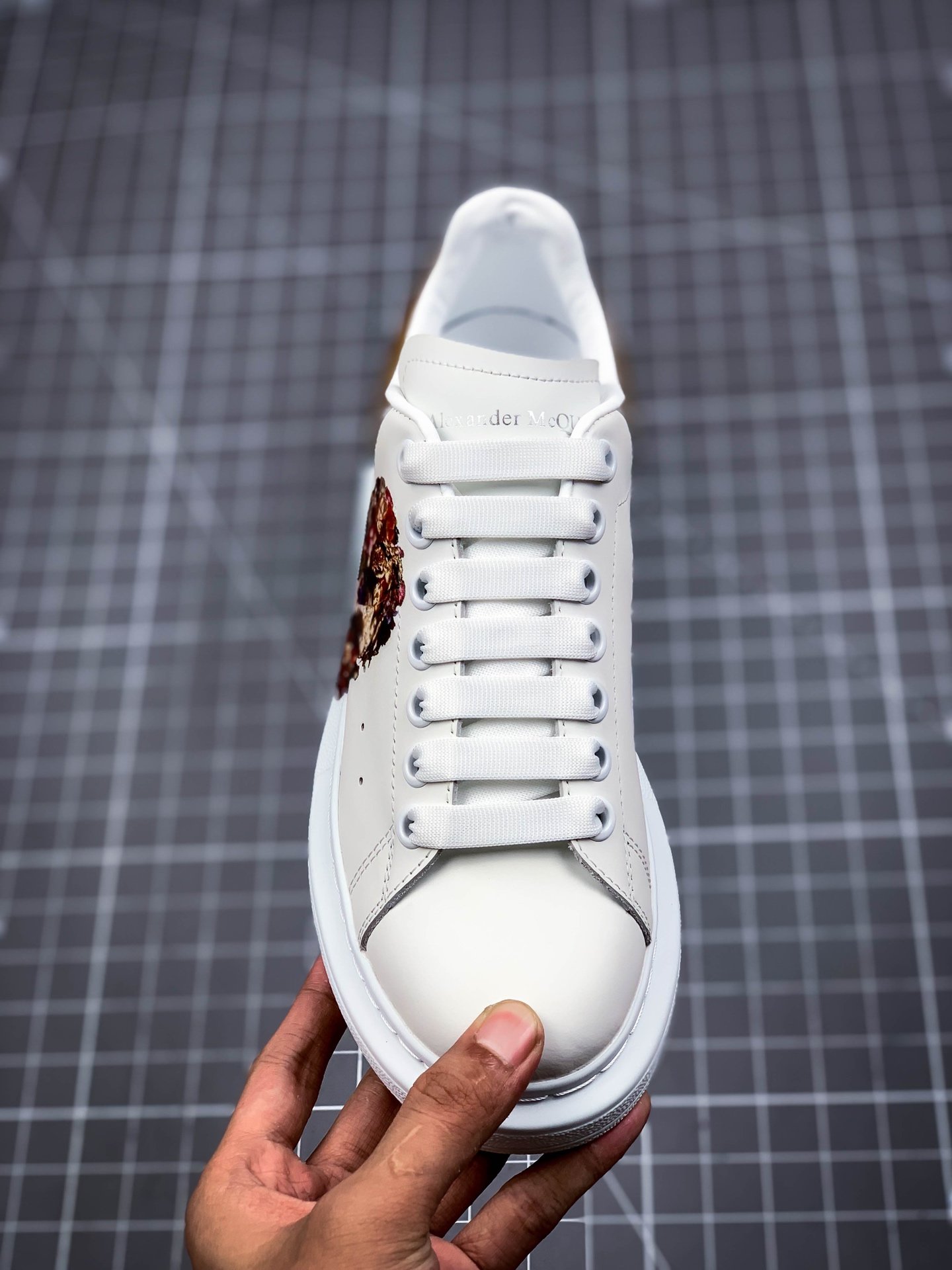 Alexander Mcqueen Sole Sneakers White/Gold/White 11