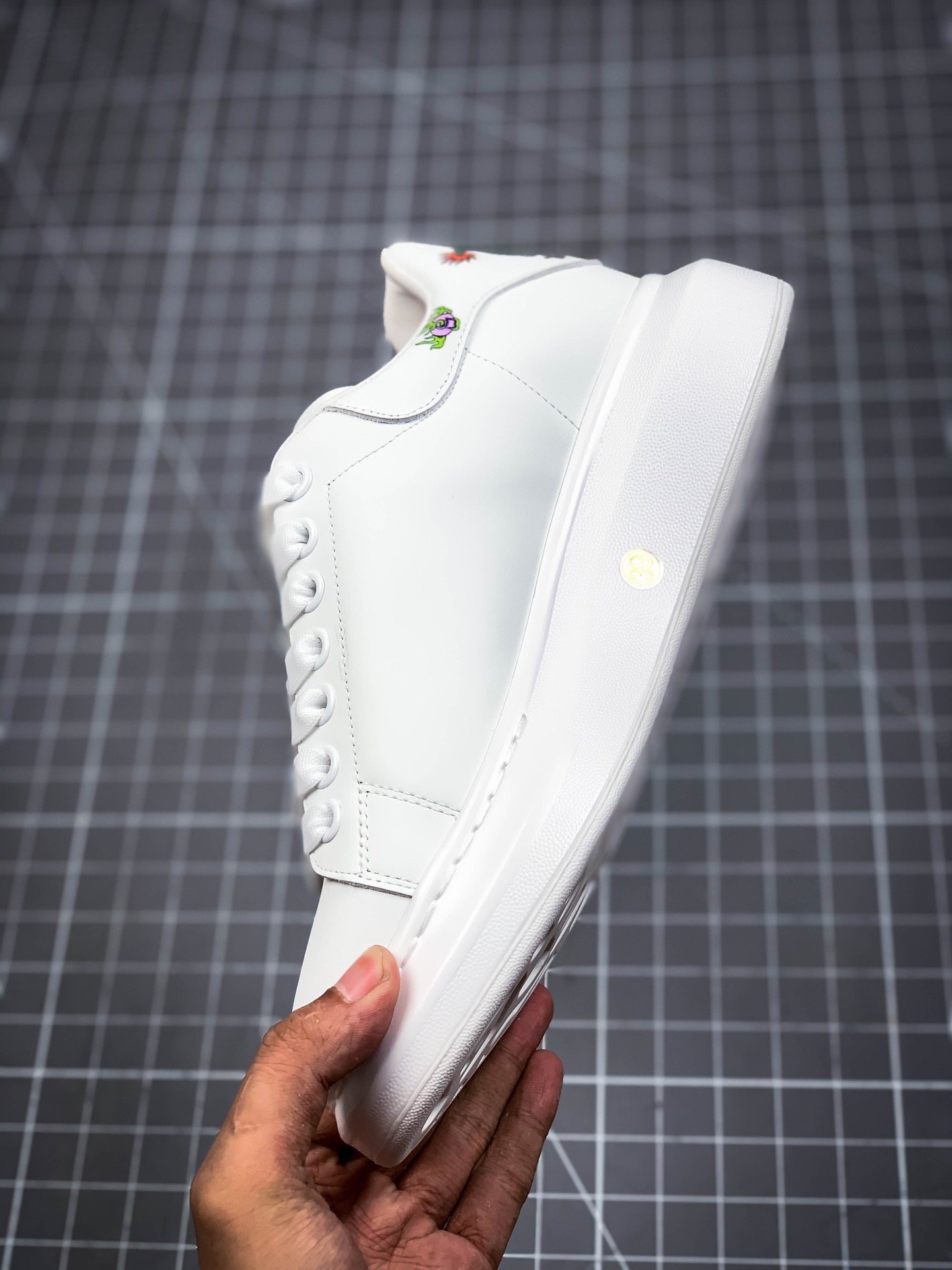 Alexander Mcqueen Sole Sneakers White/Green/White 15