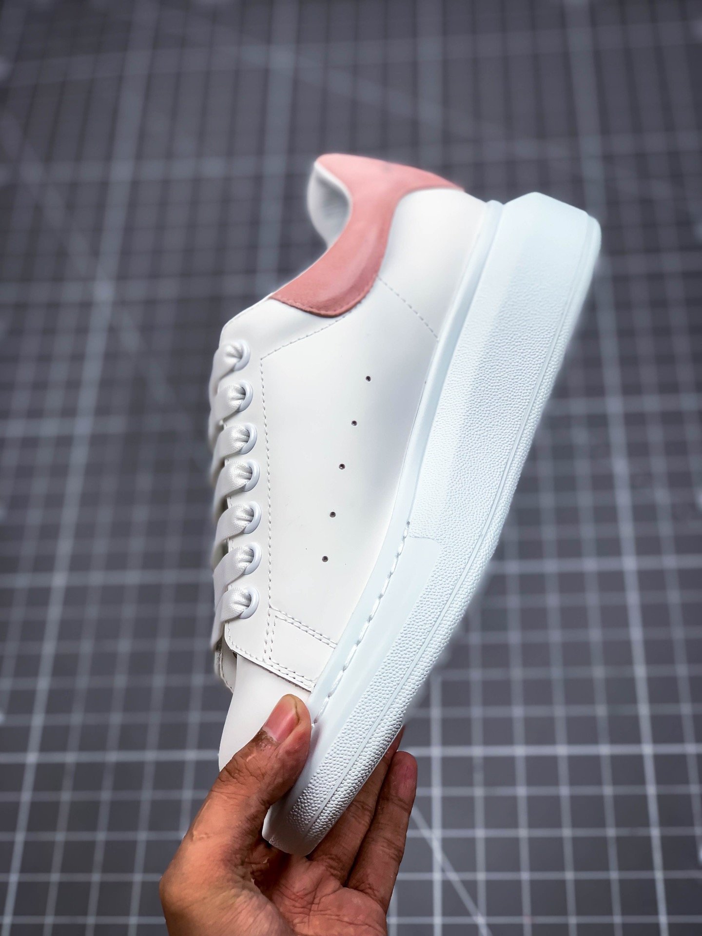 Alexander Mcqueen Sole Sneakers White/Pink 13