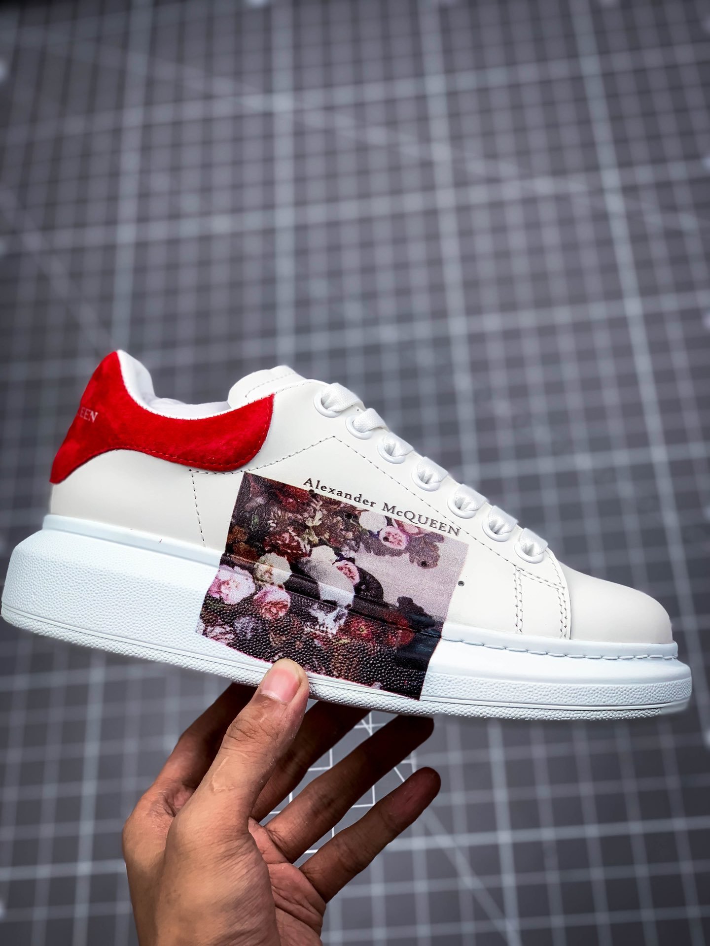 Alexander Mcqueen Sole Sneakers White/Red/White 3